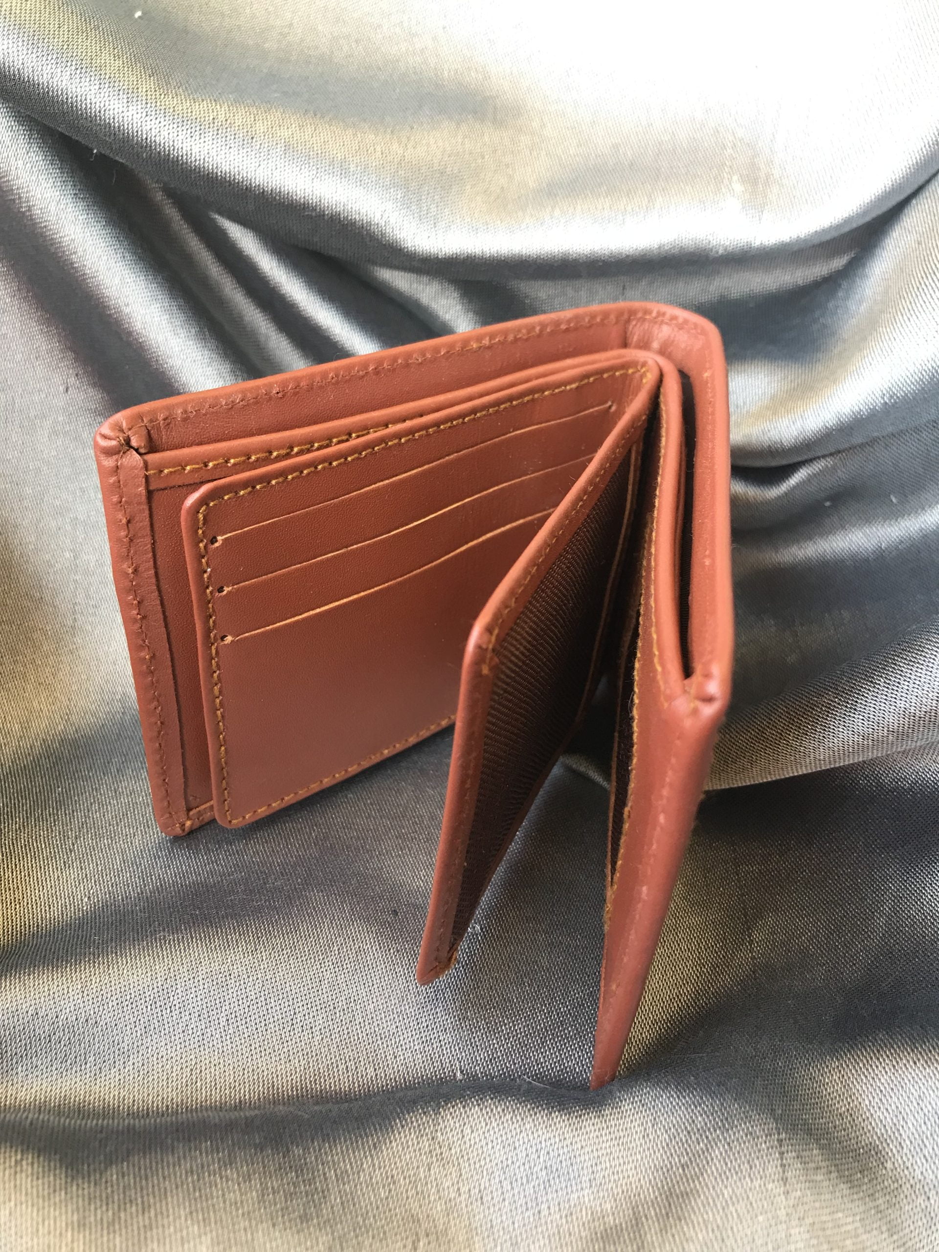 Havana Genuine Leather Wallet for Men, Bifolding, Gift for Him, No Brand Printed, Gift for Men, 1981D04