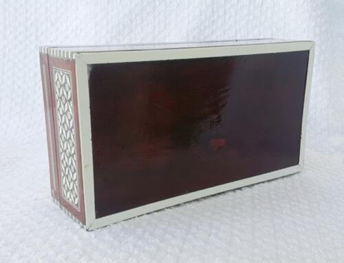 Mother of Pearl Inlay Wood Sadaf Tissue Box Cover 5X 1268h 28x16x8cm S02