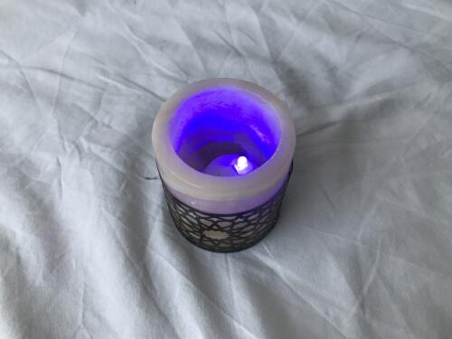 Brass Alabaster Candle Holder 225C03b