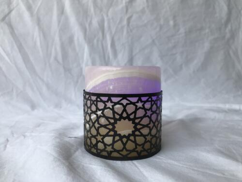 Brass Alabaster Candle Holder 225C03f