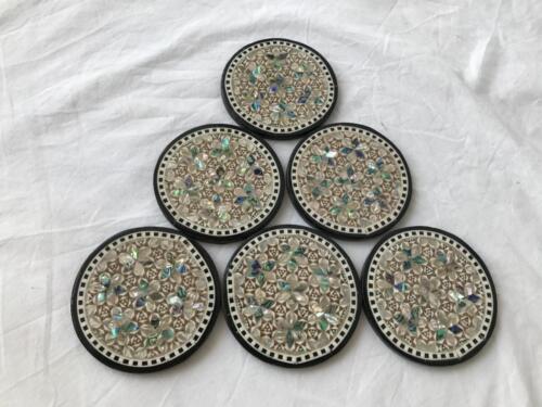 Coasters Set with Holder 7 Pieces 949S13i