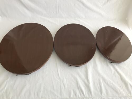 Serving Tray Set 3 Pieces Oval 456S04d